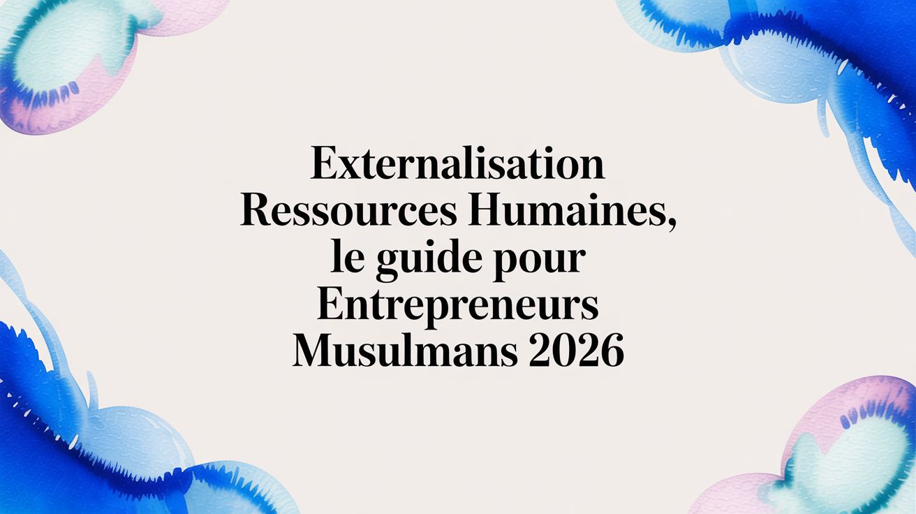 Externalisation ressources humaines, le guide pour entrepreneurs musulmans 2026