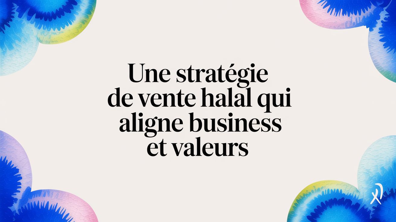 Une stratégie de vente halal qui aligne business et valeurs