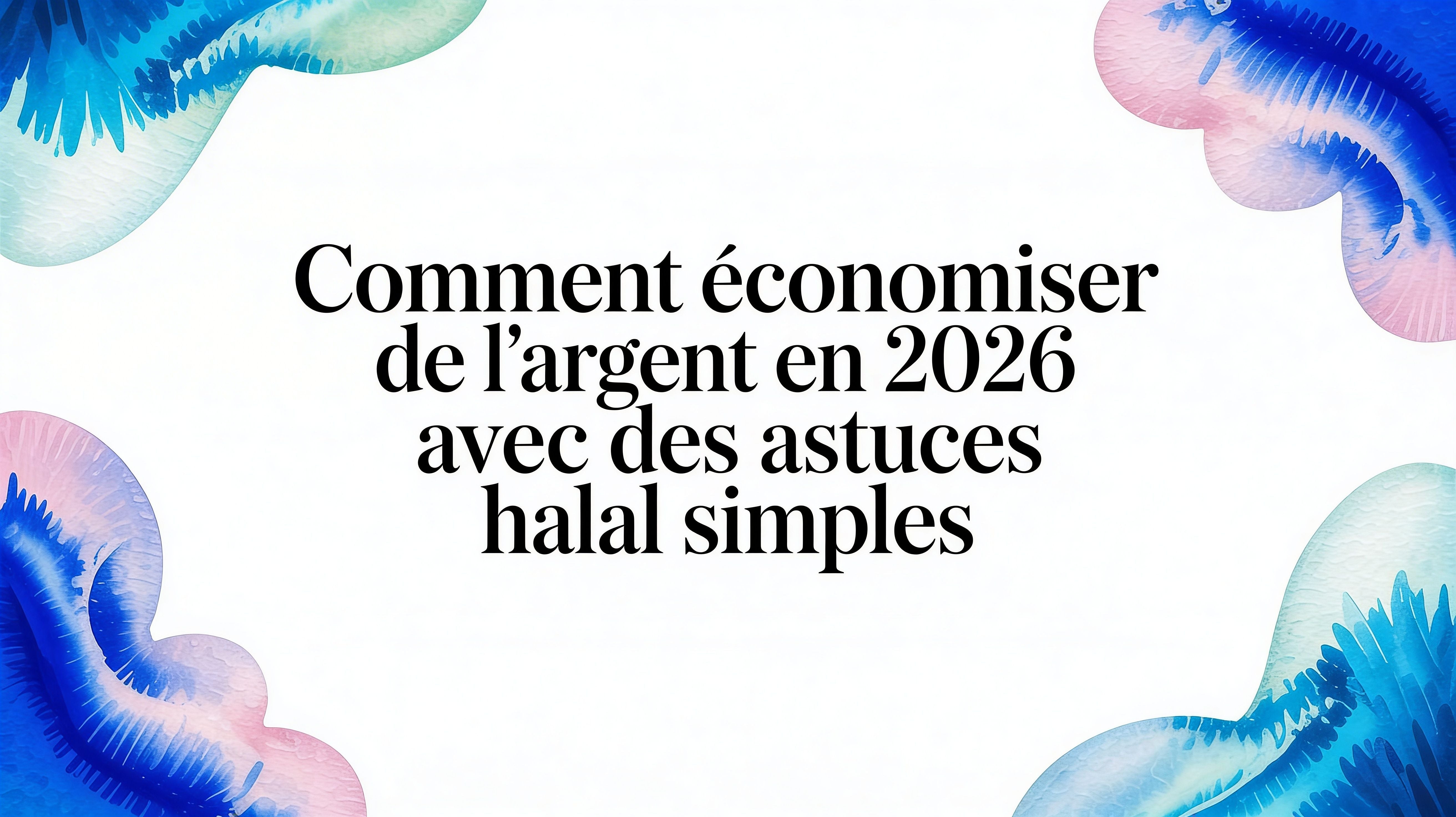 Comment economiser de l'argent en 2026 : Le guide pour les Musulmans de France
