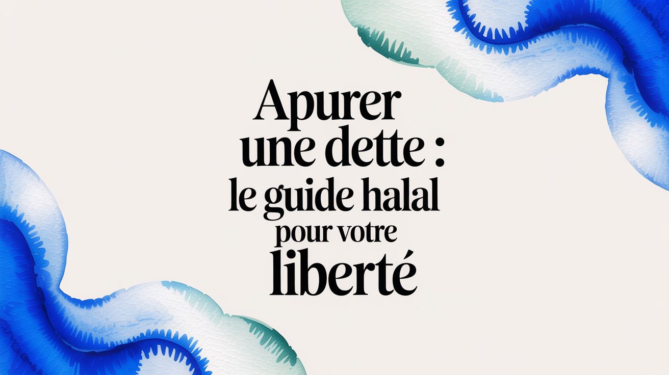 Apurer une dette : le guide halal pour votre liberté